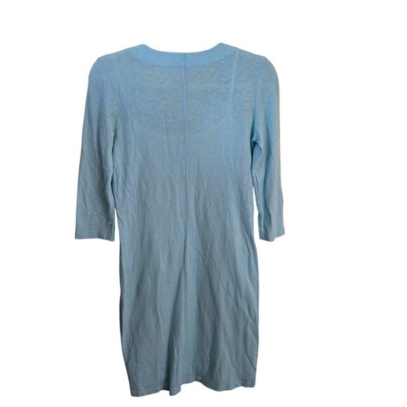 Lilly Pulitzer Tidewater Tunic Dress 3/4 Sleeve Embroidered VNeck Size XS - Picture 3 of 8